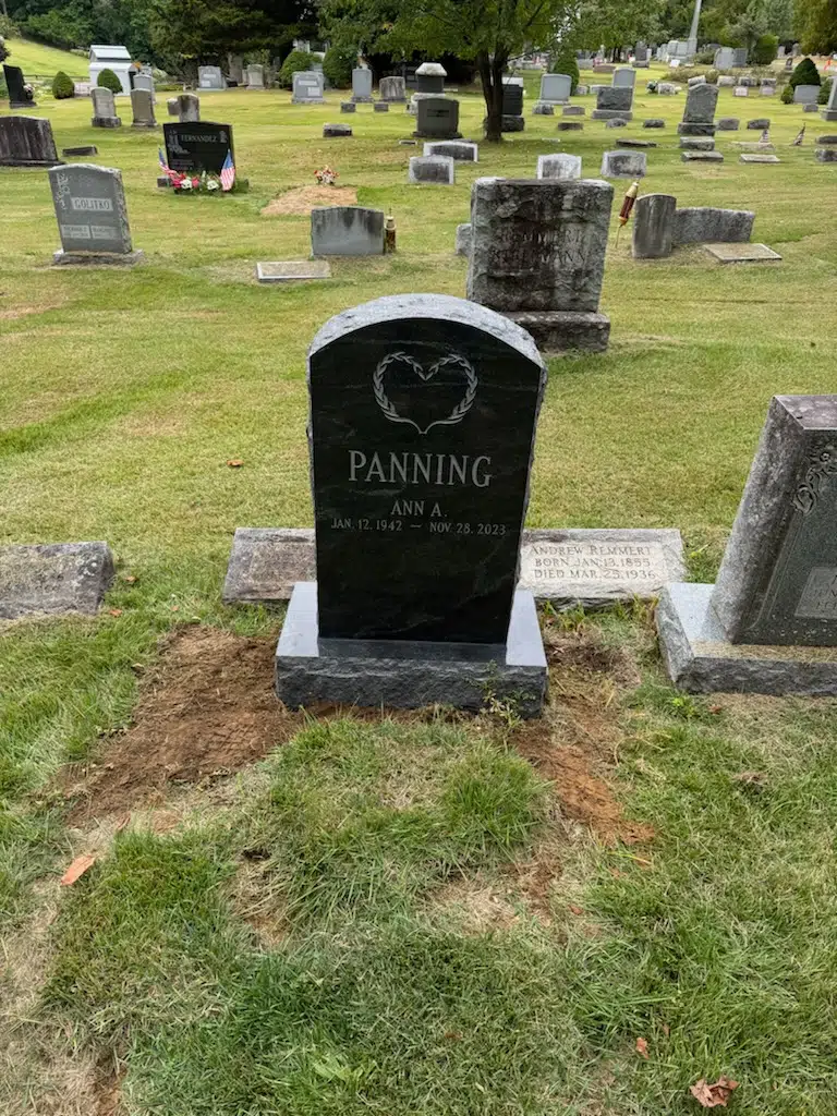 Granite Headstone (local) hand-carved by Headstone Finder in NJ — image 3
