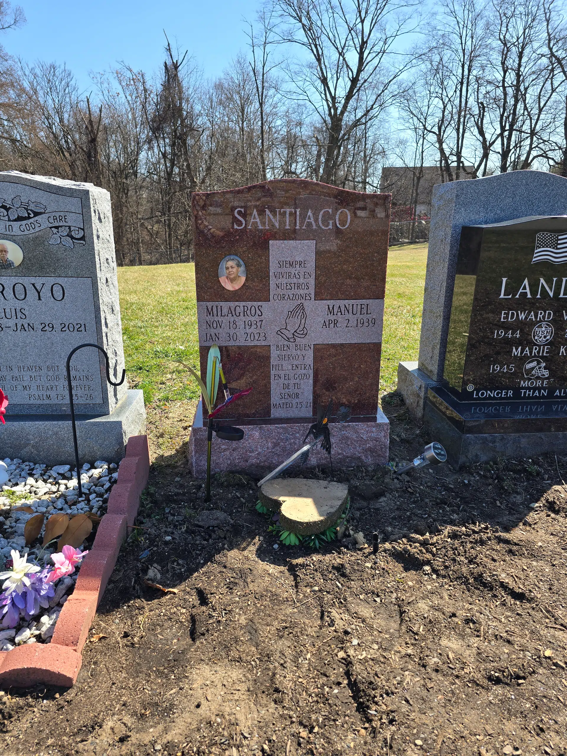 Granite Headstone (local) hand-carved by Headstone Finder in NJ — image 4