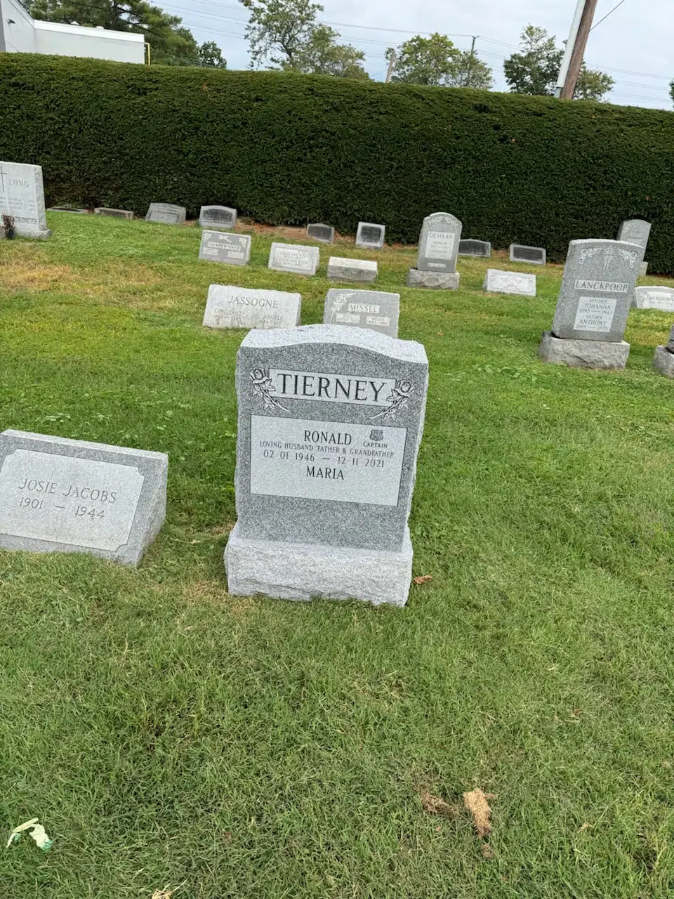 Granite Headstone (local) hand-carved by Headstone Finder in NJ — image 6