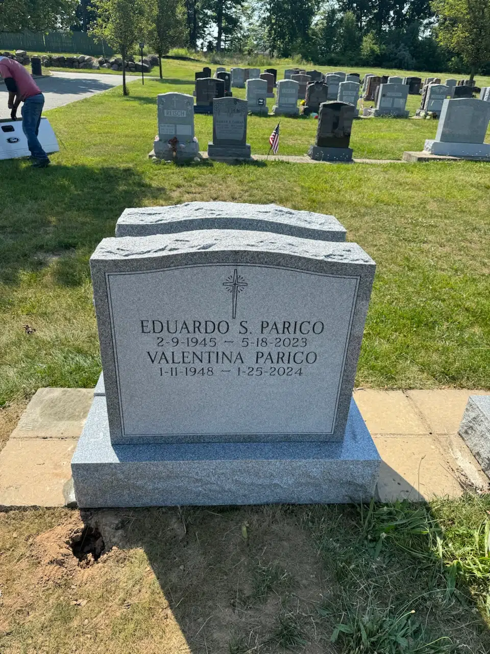 Granite Headstone (local) hand-carved by Headstone Finder in NJ — image 3